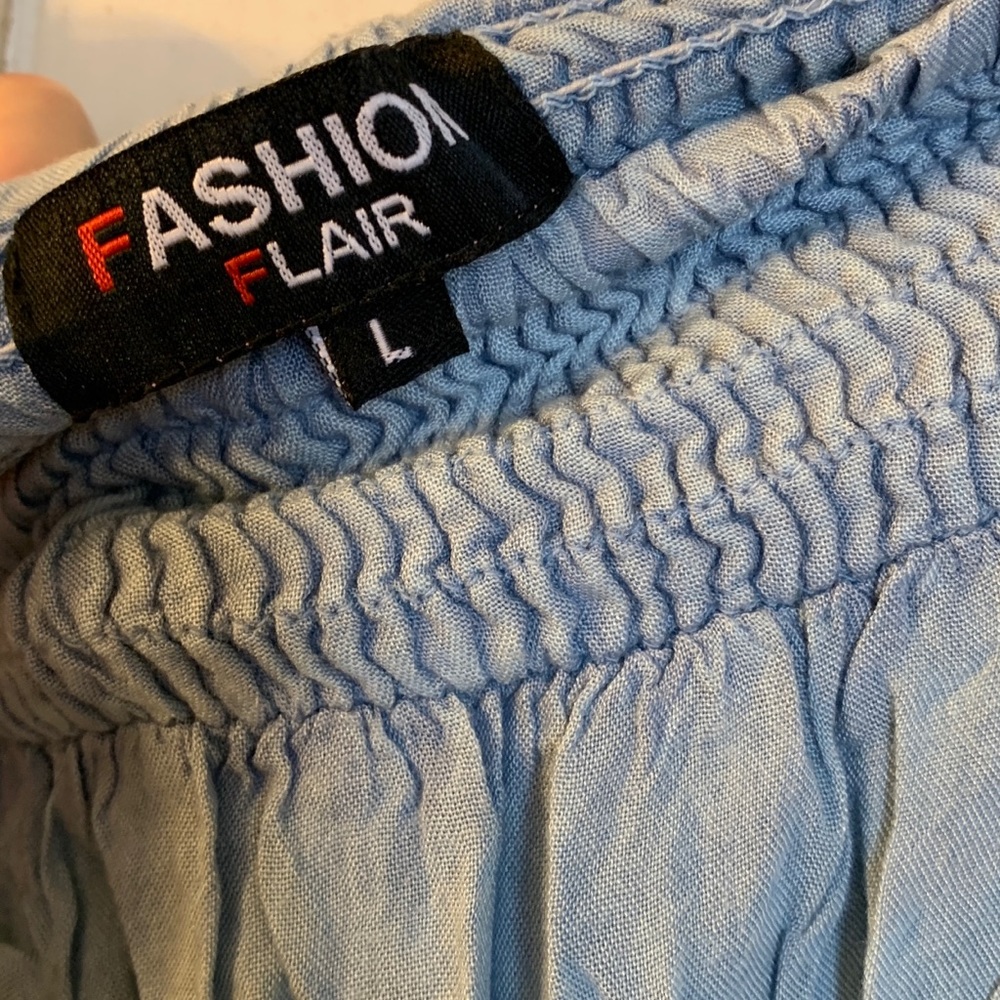 Fashion Flair blue ombré skirt. L - Picture 2 of 5